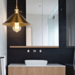 TAKLAMPA.SE Luminaire Plafonnier Guld 60 tals taklampa industri