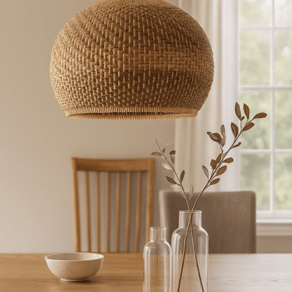 Bohemisk rottinglampa med organisk charm TAKLAMPA.SE