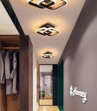 TAKLAMPA.SE Luminaire Plafonnier Svart Dimbar taklampa led