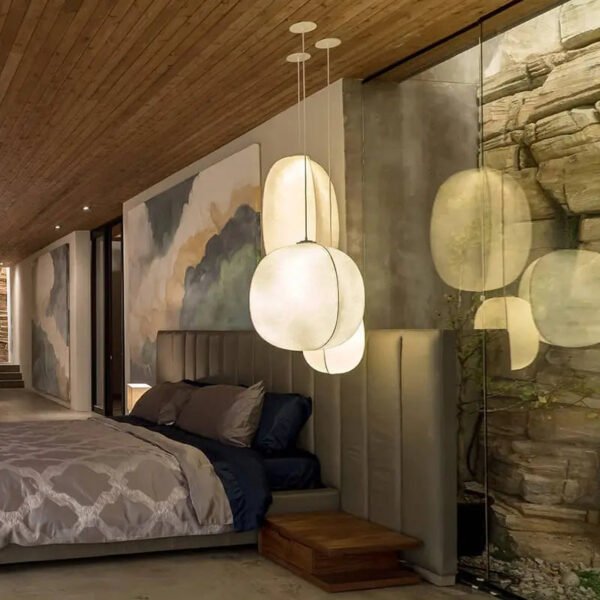 Elegant papperslampa TAKLAMPA.SE