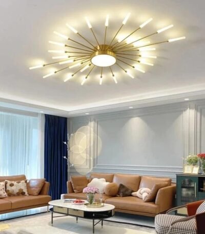 TAKLAMPA.SE Luminaire Plafonnier S - Guld Extra stor taklampa