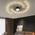 TAKLAMPA.SE Luminaire Plafonnier S - Svart Extra stor taklampa