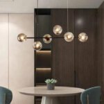 TAKLAMPA.SE Suspension Luminaire Femarmad taklampa glas metall retro