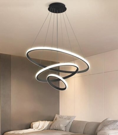 TAKLAMPA.SE Suspension Luminaire Svart Hängande stor taklampa