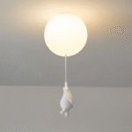 Lekfull taklampa med björnmotiv A / Dia 15cm / Varmt vitt (3000K) TAKLAMPA.SE