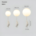 Lekfull taklampa med björnmotiv TAKLAMPA.SE