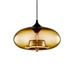 Miro – Vintage glas taklampa Amber TAKLAMPA.SE