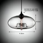 Miro – Vintage glas taklampa TAKLAMPA.SE