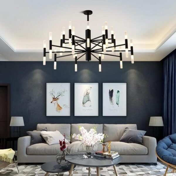 TAKLAMPA.SE Luminaire Plafonnier Svart Mycket stor taklampa