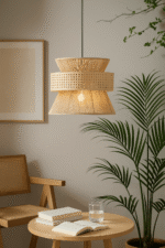 Naturlig bambulampa med varm skandinavisk känsla TAKLAMPA.SE