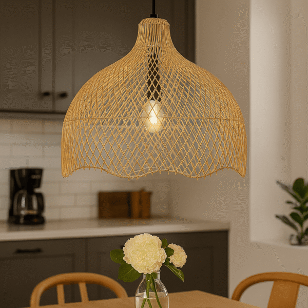 Naturlig rottinglampa TAKLAMPA.SE