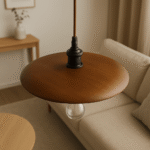 Naturlig träpendel med varm och rustik känsla TAKLAMPA.SE