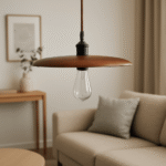 Naturlig träpendel med varm och rustik känsla TAKLAMPA.SE