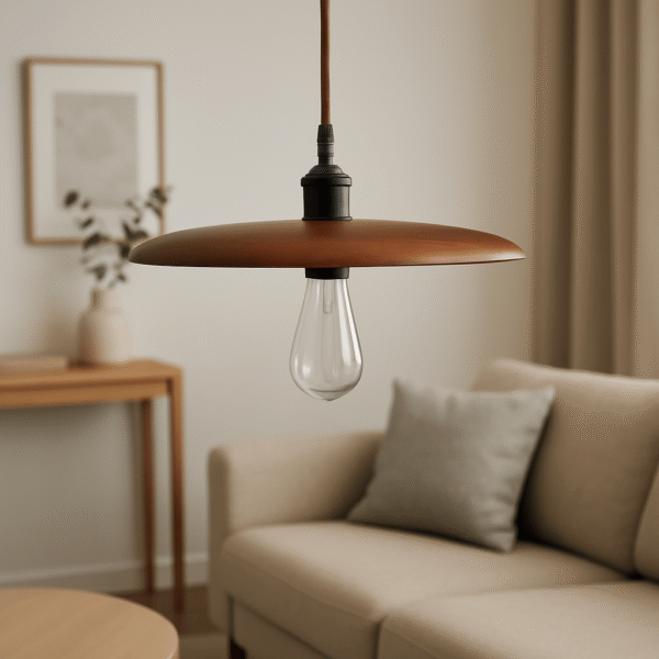 Naturlig träpendel med varm och rustik känsla TAKLAMPA.SE