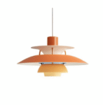 Nordlys – Skandinavisk taklampa Orange färgtoner / Diameter 30 cm / Varm vit (3000K) TAKLAMPA.SE