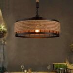 TAKLAMPA.SE Suspension Luminaire Standardtitel Retro taklampa i trä