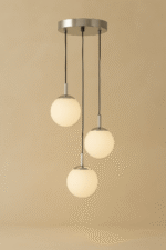 Skandinavisk takpendel med tidlös elegans silver TAKLAMPA.SE