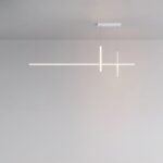 TAKLAMPA.SE Vit 100cm Stor taklampa mässing