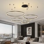 TAKLAMPA.SE Svart Stor taklampa vardagsrum