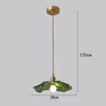 TAKLAMPA.SE Grön Taklampa blomma