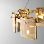 TAKLAMPA.SE Suspension Luminaire Guld Taklampa glas