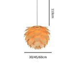 TAKLAMPA.SE Träpärlampa / 45cm Taklampa i trä