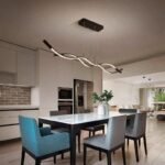 TAKLAMPA.SE Suspension Luminaire 2 Linjer / Noir Taklampa pendel pergament