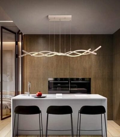 TAKLAMPA.SE Suspension Luminaire 3 Linjer / Blanc Taklampa pendel pergament