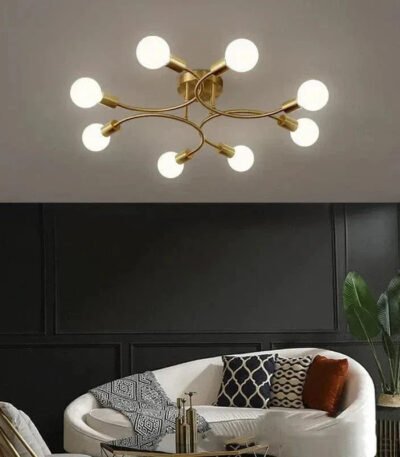 TAKLAMPA.SE Taklampa retro glas