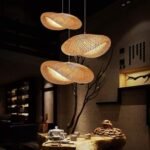 TAKLAMPA.SE Suspension Luminaire L Taklampa rotting bambu