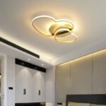 TAKLAMPA.SE Luminaire Plafonnier Guld Taklampa sovrum rosa