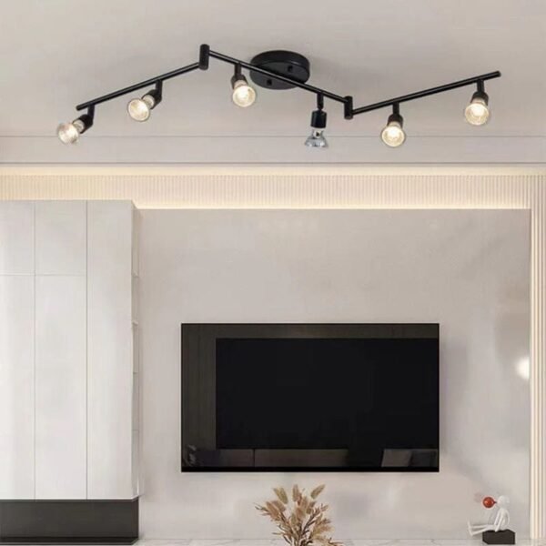 TAKLAMPA.SE Svart Taklampa spotlight 3 st