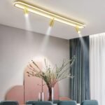 TAKLAMPA.SE Luminaire Plafonnier Guld Taklampa spotlight rustik
