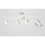 TAKLAMPA.SE Vit Taklampa spotlight skena