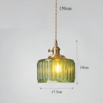 Emerald – Grön glas taklampa TAKLAMPA.SE